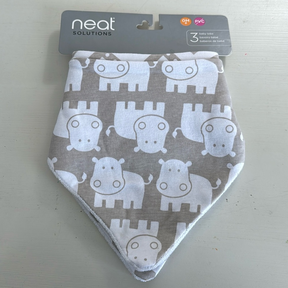 3 baby bibs